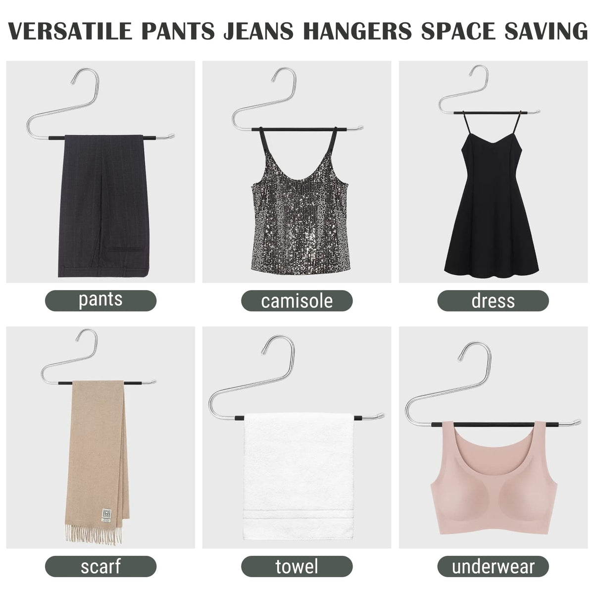 DOIOWN 13.4-inch hanger bar fits most garments without creasing