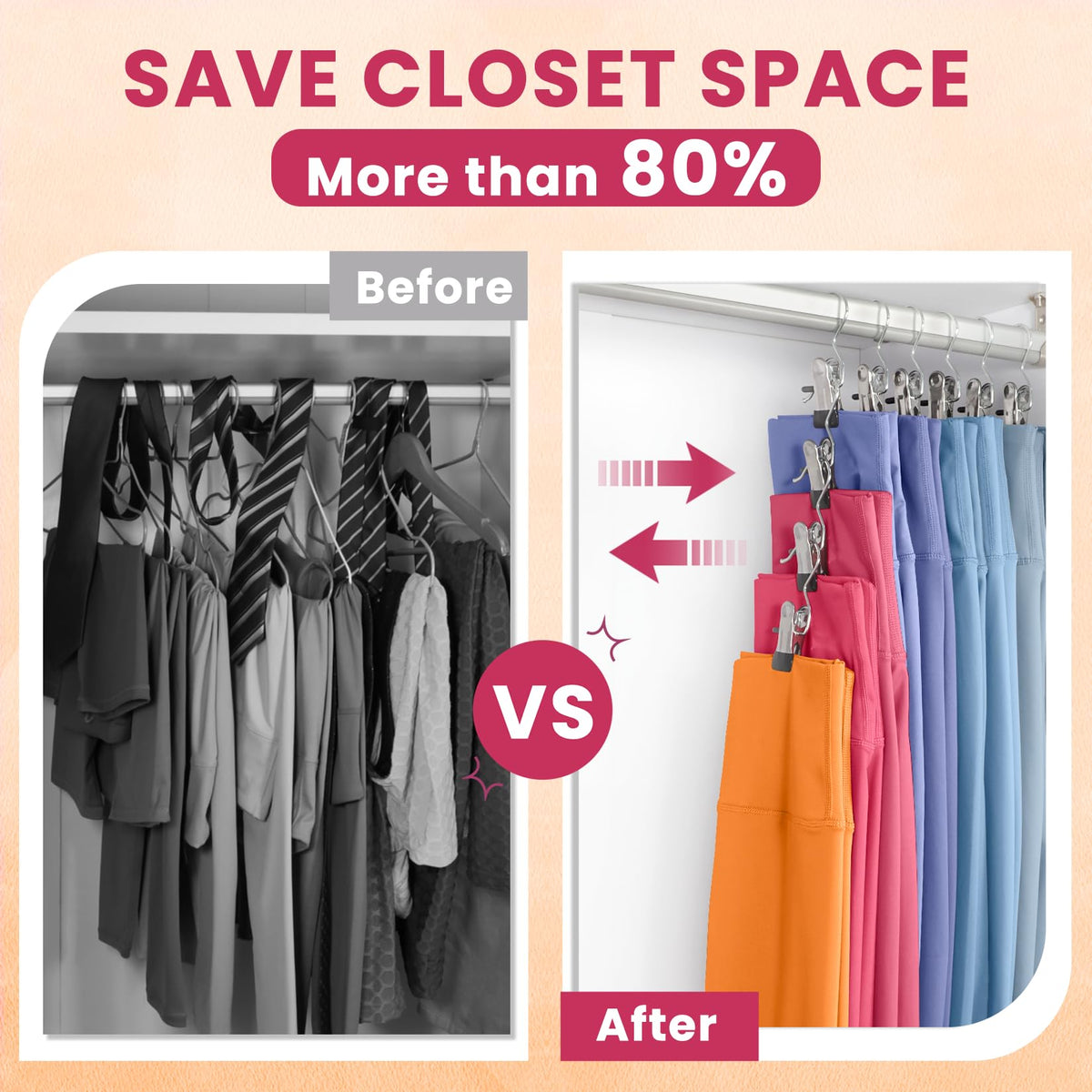 DOIOWN stainless steel pants hangers resist rust and keep fabrics secure.