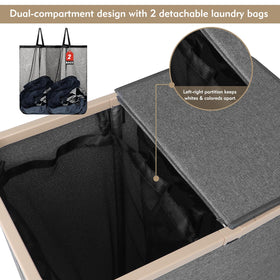 Dokehhom dual-handles and sturdy lid design for comfortable transportation.