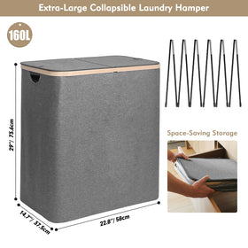 Dokehhom 160L capacity supports multiple loads for families or shared spaces.