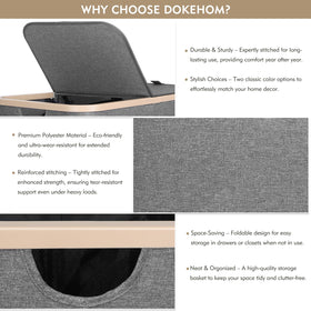 Dokehhom six fiber rods reinforce stability during daily use.