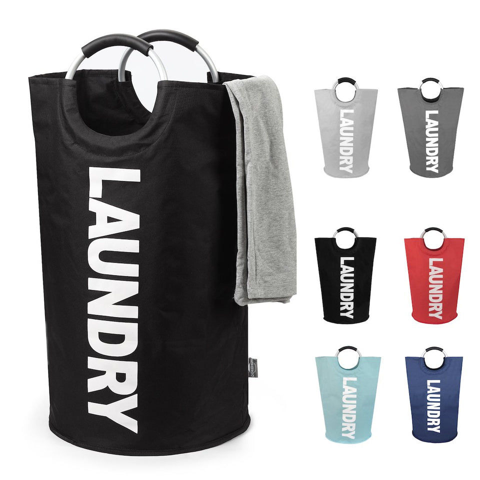 DOKEHOM 125L XL basket collapsed for compact storage and easy stowaway