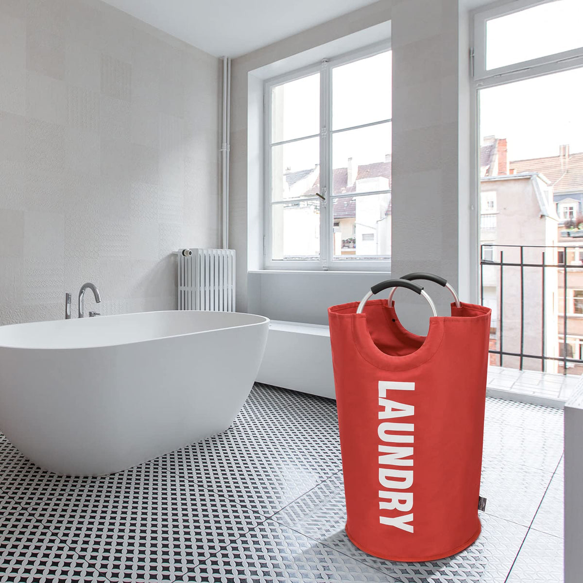 DOKEHOM close-up of 600D fabric with moisture-proof coating on red basket.