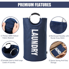 DOKEHOM aluminum handle with soft grip for comfortable carry.