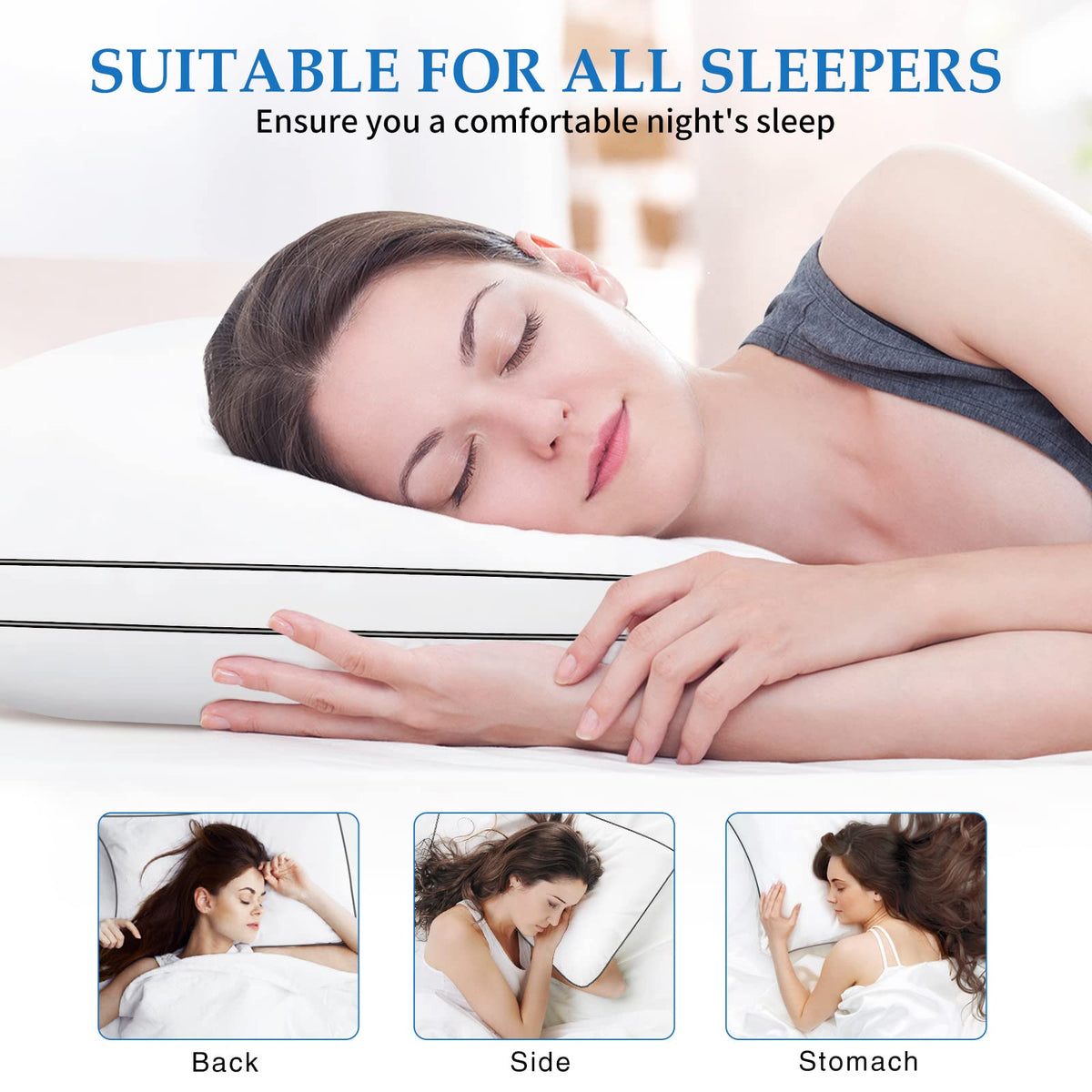 DolceLuna vacuum-packed pillows easy expansion after unpacking.