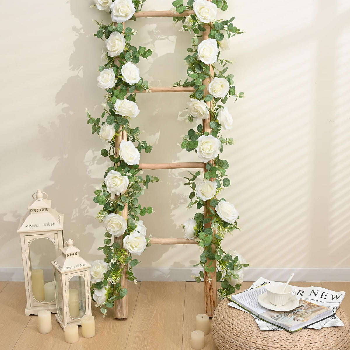 Dolicer artificial greenery garland hanging vine for romantic backdrop