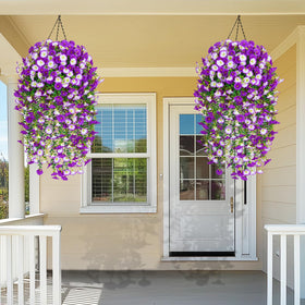 Dolicer fuller hanging flowers with 128 heads across four bundles.
