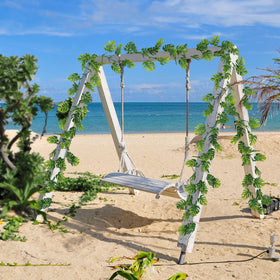 Dolicer ivy vine with internal wire for bendable DIY decor.