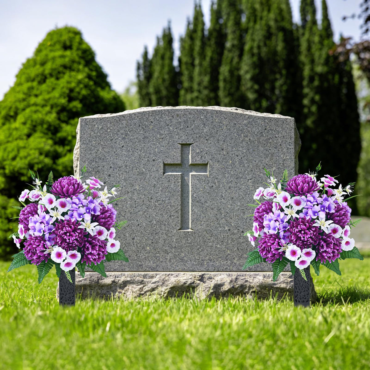 Dolicer year round grave decor preserves respect with minimal maintenance