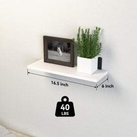 DOLLFIO easy-installation shelves ship with hardware for quick mounting.
