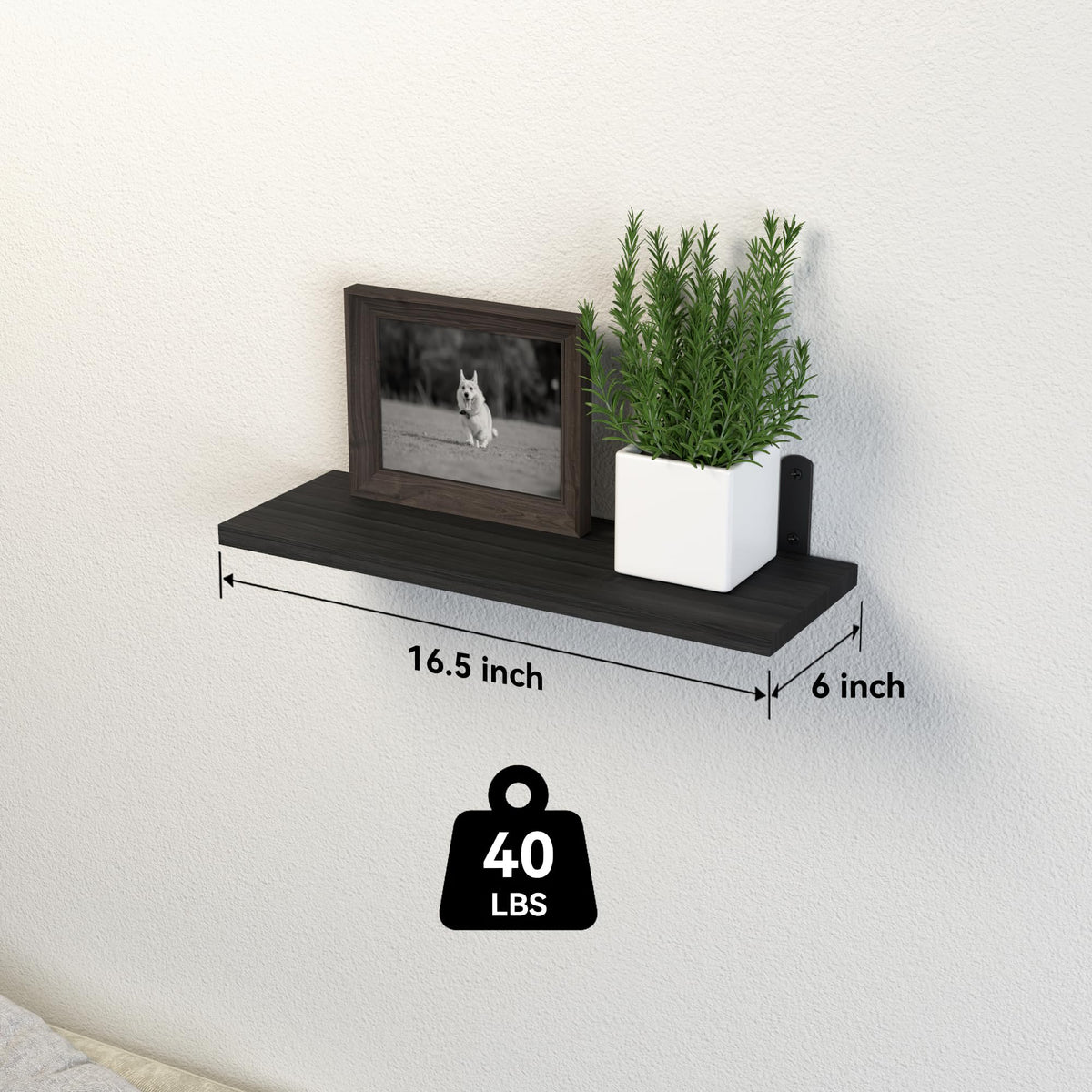 DOLLFIO easy-assembly floating shelves ready in minutes