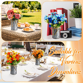 Domensi rustic vase with artificial flowers elevates home styling