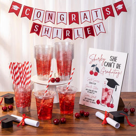 Domensi coordinated party kit image showing cups and straws together