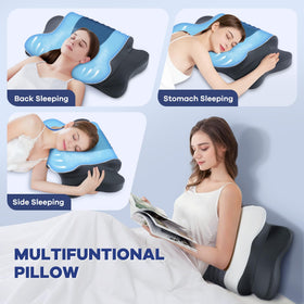 DONAMA armrest-design angle demonstrates easy arm placement for side sleeping.