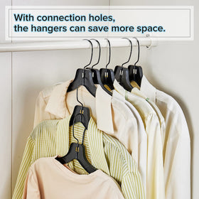 Donext anti-slip design helps prevent outfits from slipping off.