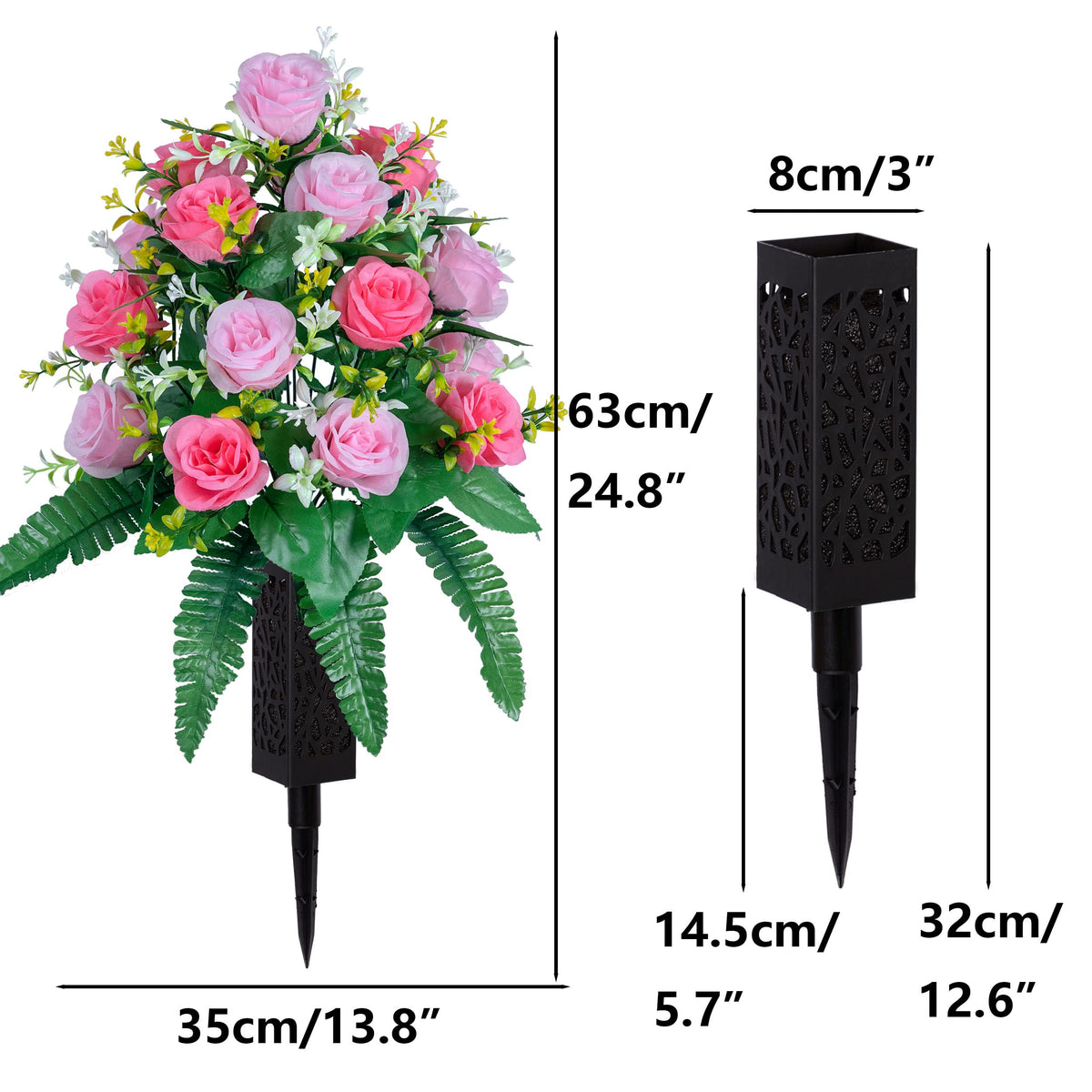 DONODA artificial silk flowers resist fading for year-round decoration.