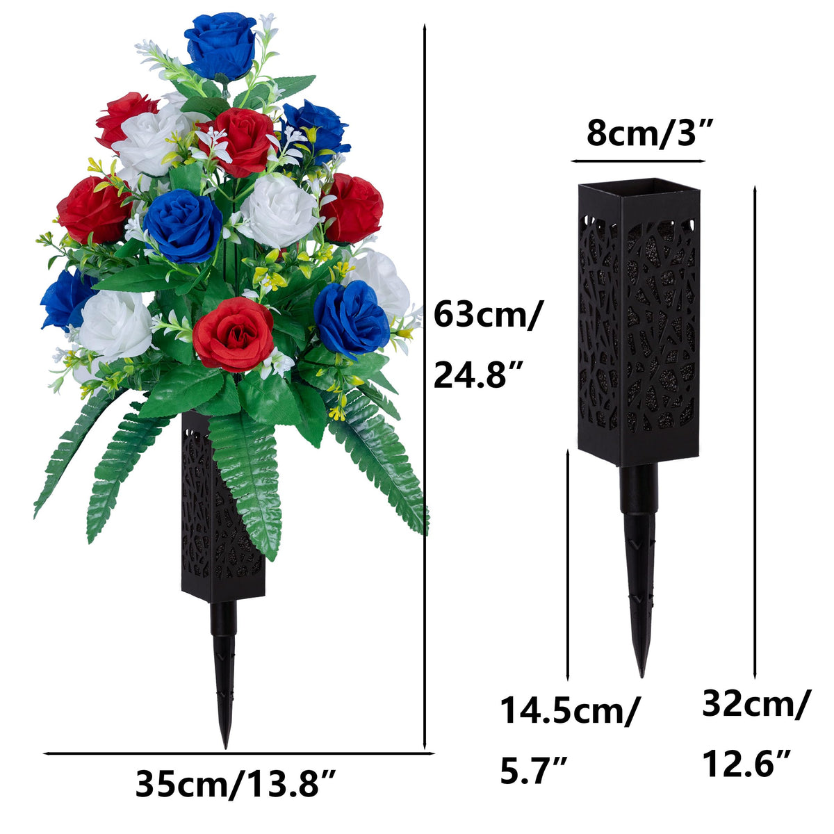 DONODA silk material delivers realistic look with colorfast, fade-resistant petals