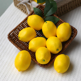 Donotgo party decor lemons provide color without spoilage.