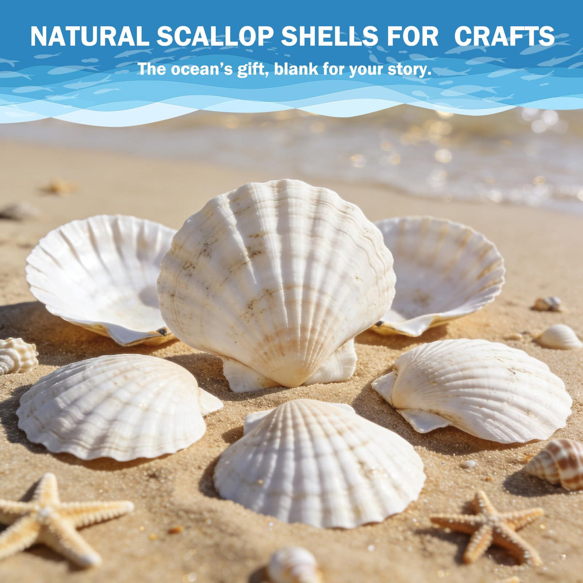 DOODLEBEAN shells ideal for ocean-themed party decorations