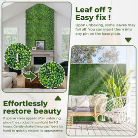 DOPGIB indoor-outdoor green wall is suitable for decor and privacy accents.