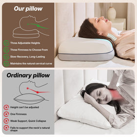 Dorefox memory foam structure design supports customizable firmness and neck alignment.
