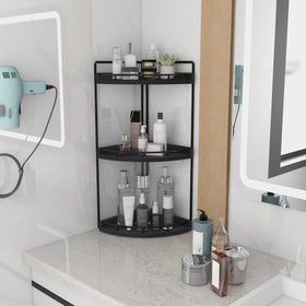 Dorhors bathroom vanity tray organizes cosmetics and daily essentials.