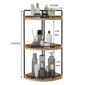 Dorhors versatile 3-tier storage boosts organization in dresser, vanity, or countertop.