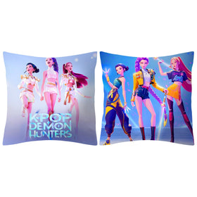 Dorjee Demon Hunters pillow cover design A adds vibrant fandom flair to your sofa