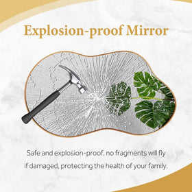 Dorlicecass explosion-proof packaging protects the mirror during transit