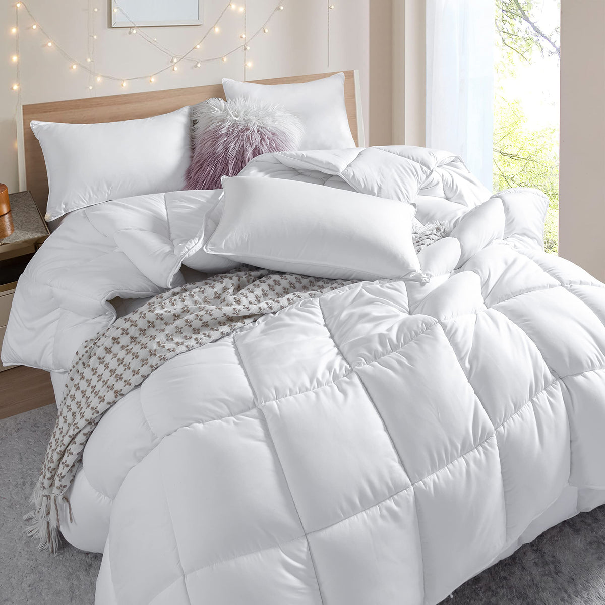 Dorrin Nessin microfiber shell close-up shows soft, silent fabric.