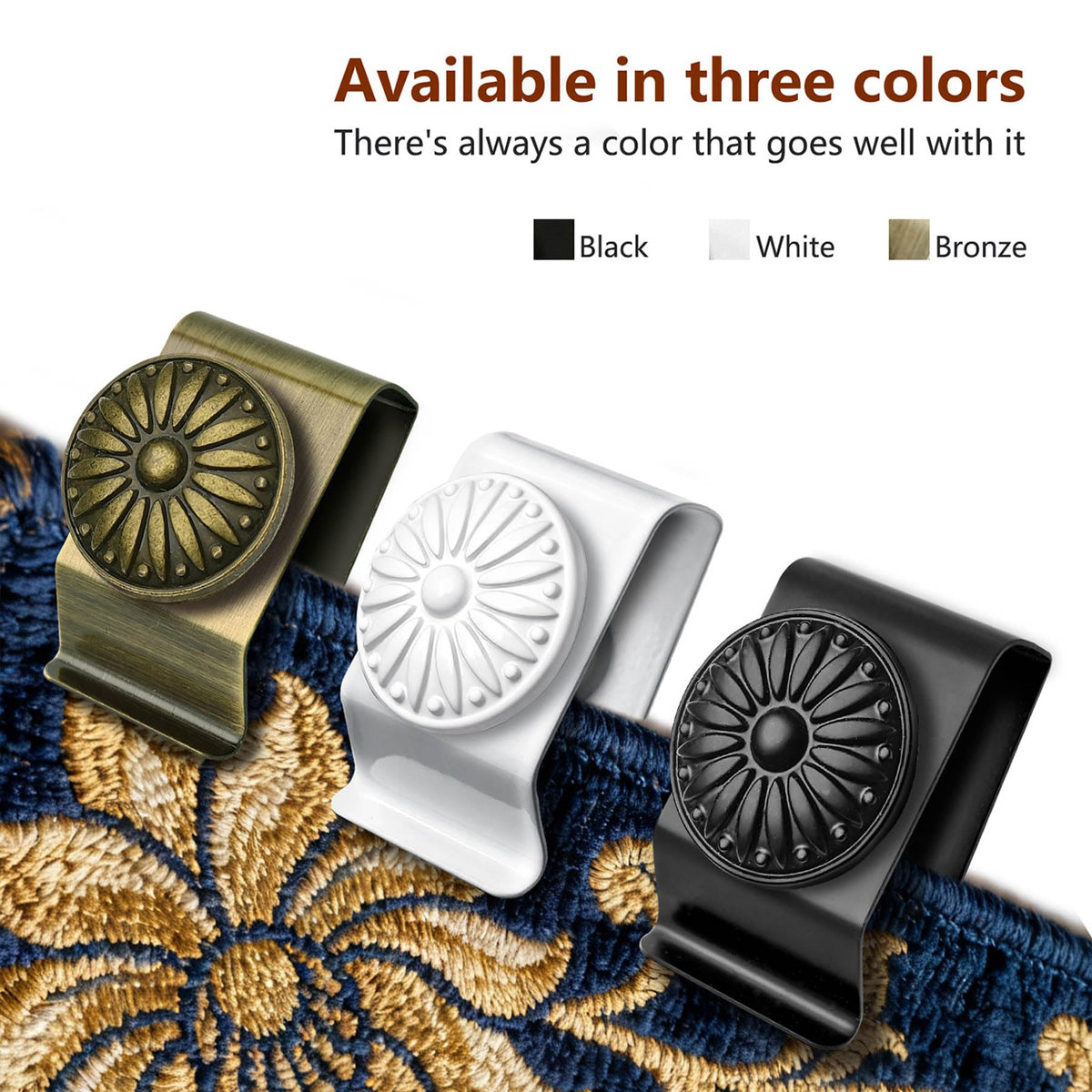 Doselves wall-display tapestry-setup demonstrating simple, tool-free installation.