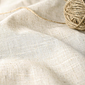 DOSLY IDÉES linen-cotton blend curtain with soft texture and durability.