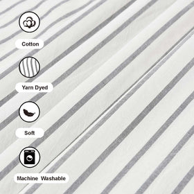 DOSLY IDÉES shower curtain features reinforced 12 buttonholes for secure hanging.