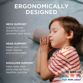Dot&Dot Twist memory foam pillow illustrating twist design for adjustable positions