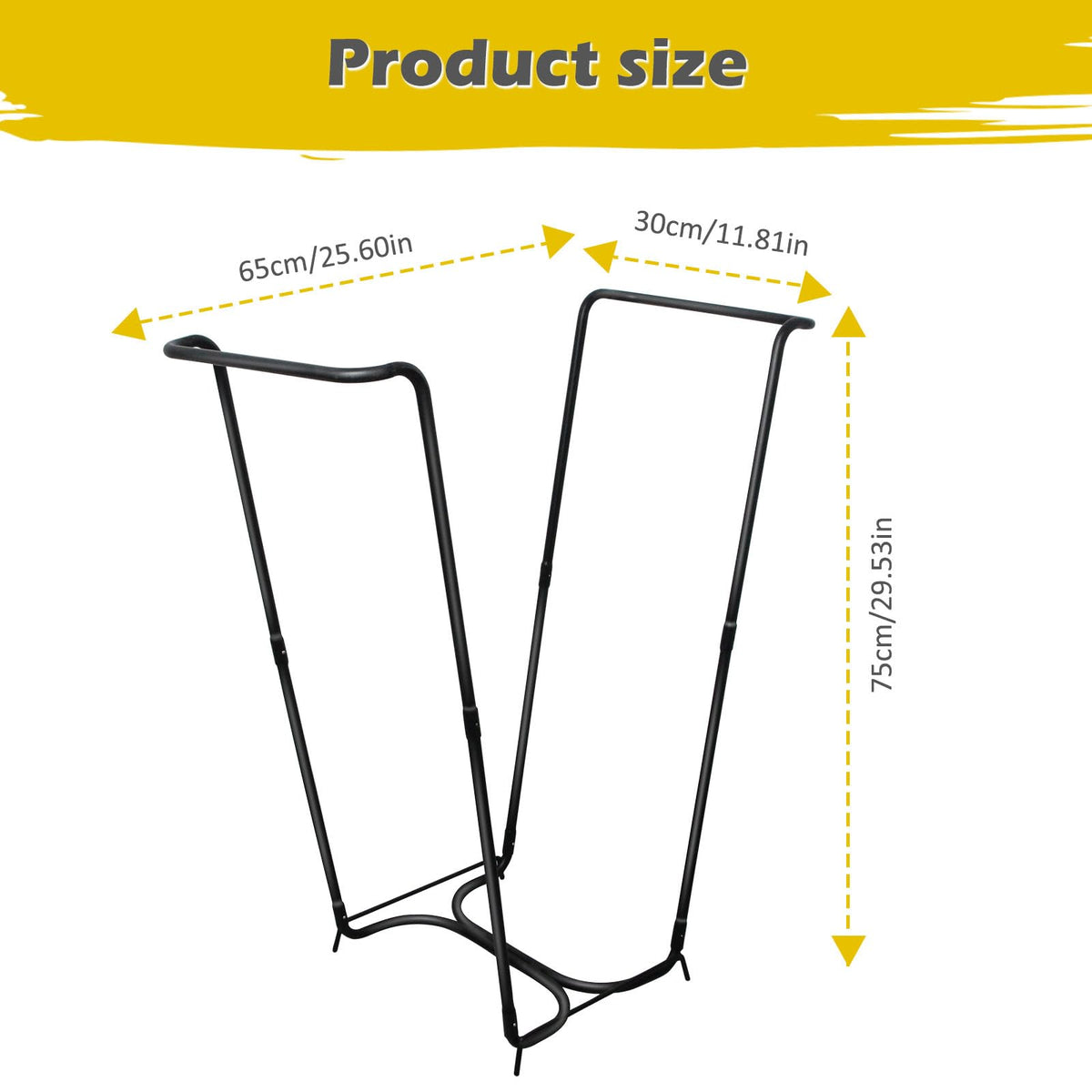 DOUBFIVSY outdoor camping trash holder doubles as versatile yard companion.