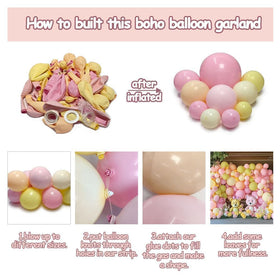 DOUBLE LAYER BALLOON 18in ivory white balloons for elegant wedding or shower accents.