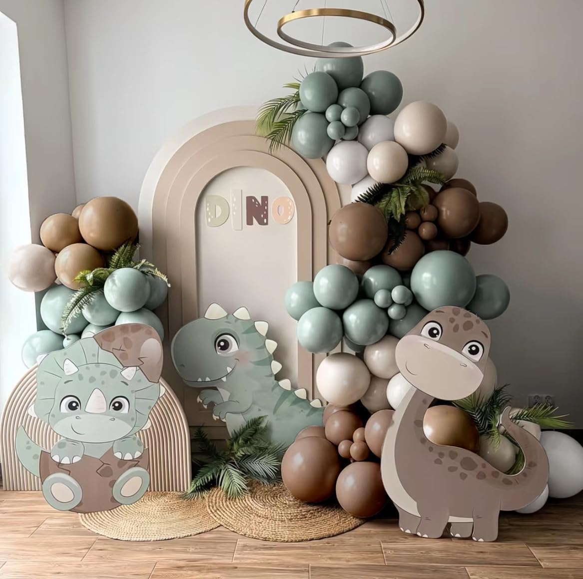 Double Layer Balloon baby shower and wedding decor ready to use arch.