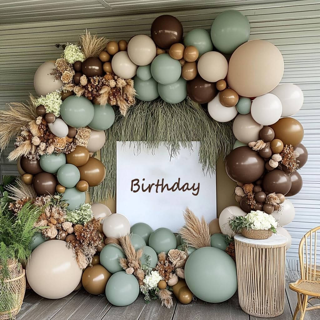 Double Layer Balloon brown nude balloons add warm neutrals for elegant events.