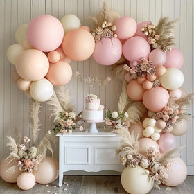 Double Layer Balloon decor ideal for weddings, birthdays, and baby showers