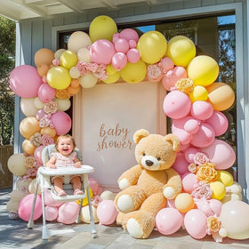 DOUBLE LAYER BALLOON versatile decor for weddings Easter and spring events.
