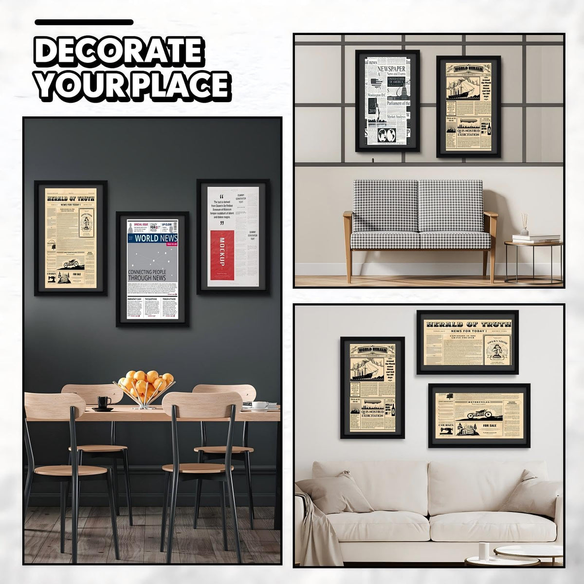 DoubleFill frame back-hanging hardware enables easy wall mounting.