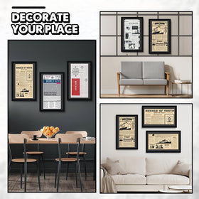 DoubleFill frame back-hanging hardware enables easy wall mounting.