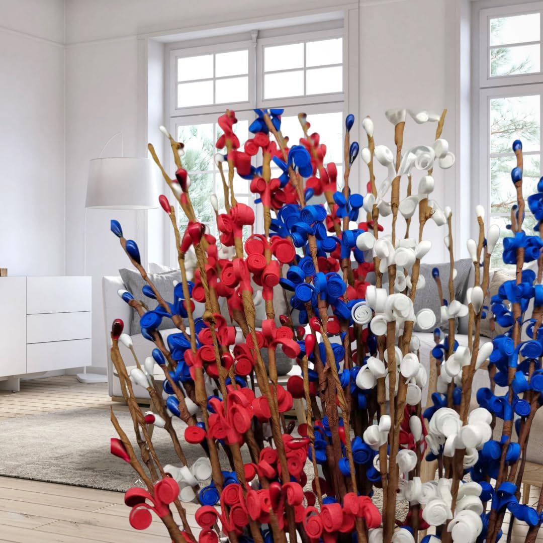 DoubleWood patriotic jasmine pick office decor adds color and charm