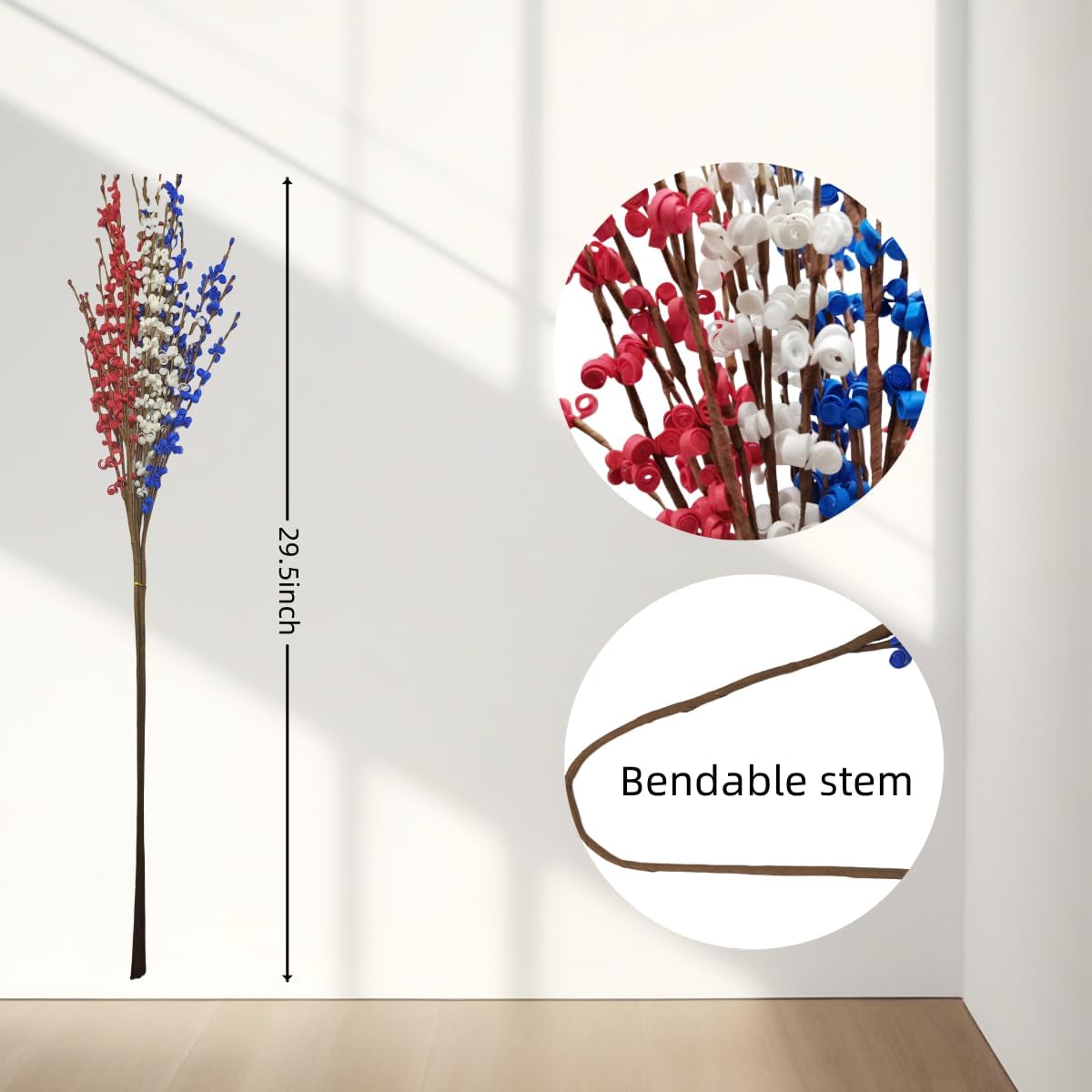DoubleWood patriotic jasmine pick outdoor display suits patios and porches
