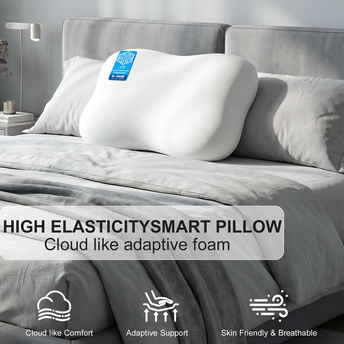 Doudou cervical pillow supports restful sleep for various spaces.