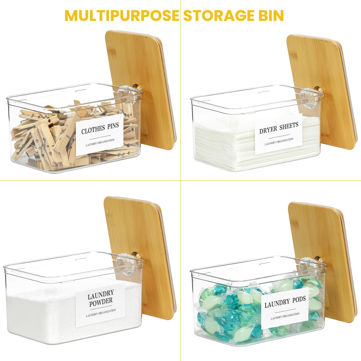 Dounozzi multi-purpose storage with scoops keeps essentials tidy.