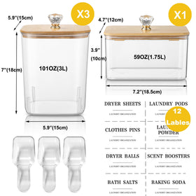 Dounozzi wide opening container allows smooth powder loading.