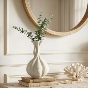 DOWAN ceramic vase on kitchen shelf adds elegant balance