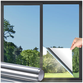 Dowell window privacy film static cling application enables quick, residue-free privacy on glass.
