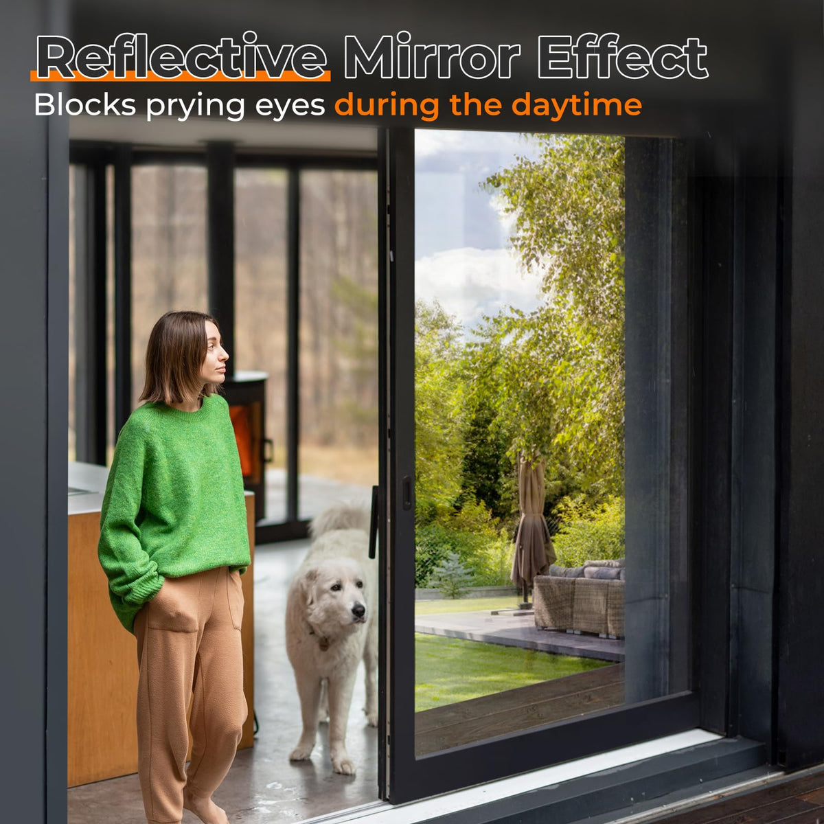 Dowell window privacy film versatile usage for living rooms, kitchens, bedrooms, and offices.